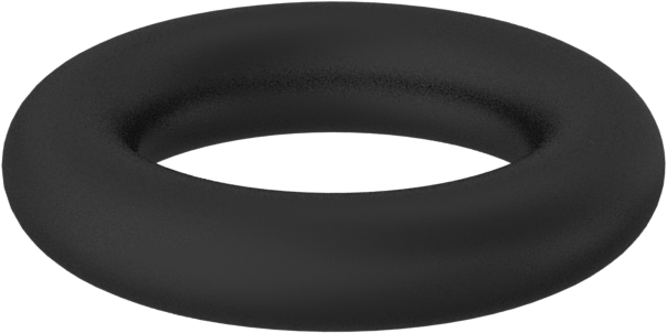 Suya ve Buhara Dayanıklı Parker E0603 EPDM O-Ring, 3/32 Kesirli Genişlik, Dash Numarası 109