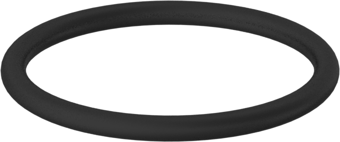 Suya ve Buhara Dayanıklı Parker E0603 EPDM O-Ring, 3/32 Kesirli Genişlik, Dash Numarası 123