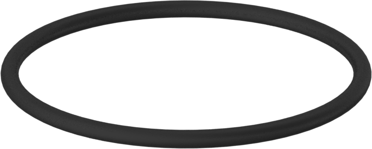 Suya ve Buhara Dayanıklı Parker E0603 EPDM O-Ring, 3/32 Kesirli Genişlik, Dash Numarası 135