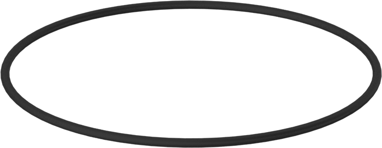 Suya ve Buhara Dayanıklı Parker E0603 EPDM O-Ring, 3/32 Kesirli Genişlik, Dash Numarası 156