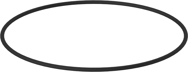 Suya ve Buhara Dayanıklı Parker E0603 EPDM O-Ring, 3/32 Kesirli Genişlik, Dash Numarası 158