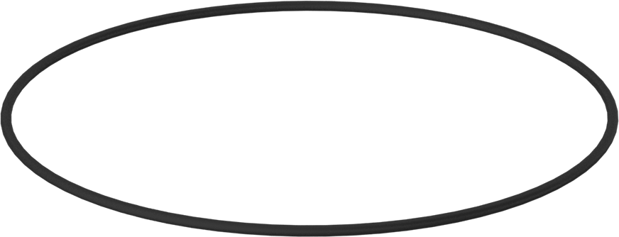 Suya ve Buhara Dayanıklı Parker E0603 EPDM O-Ring, 3/32 Kesirli Genişlik, Dash Numarası 162