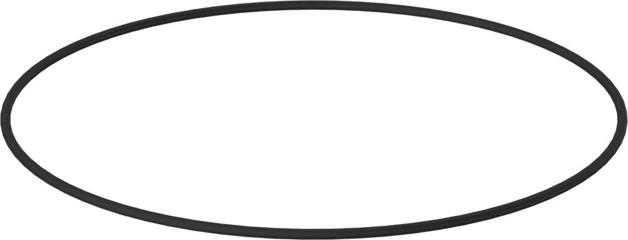 Suya ve Buhara Dayanıklı Parker E0603 EPDM O-Ring, 3/32 Kesirli Genişlik, Dash Numarası 164
