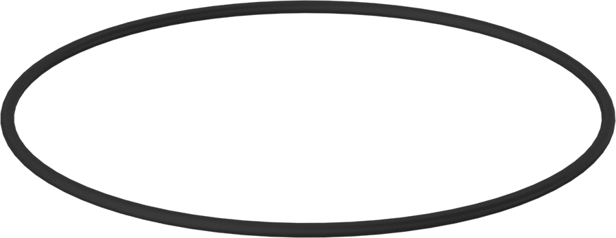 Suya ve Buhara Dayanıklı Parker E0603 EPDM O-Ring, 1/8 Kesirli Genişlik, Dash Numarası 258