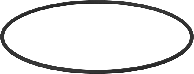 Suya ve Buhara Dayanıklı Parker E0603 EPDM O-Ring, 1/8 Kesirli Genişlik, Dash Numarası 261
