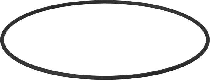 Suya ve Buhara Dayanıklı Parker E0603 EPDM O-Ring, 1/8 Kesirli Genişlik, Dash Numarası 264