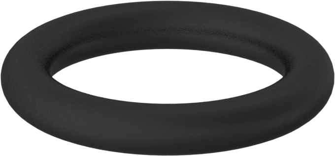 Suya ve Buhara Dayanıklı Parker E0603 EPDM O-Ring, 3/16 Kesirli Genişlik, Dash Numarası 318