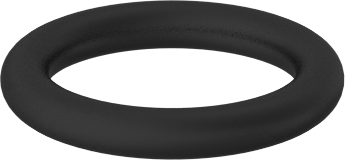 Suya ve Buhara Dayanıklı Parker E0603 EPDM O-Ring, 3/16 Kesirli Genişlik, Dash Numarası 319