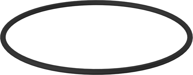 Suya ve Buhara Dayanıklı Parker E0603 EPDM O-Ring, 3/16 Kesirli Genişlik, Dash Numarası 365