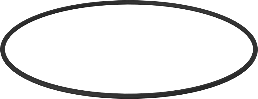Suya ve Buhara Dayanıklı Parker E0603 EPDM O-Ring, 3/16 Kesirli Genişlik, Dash Numarası 379