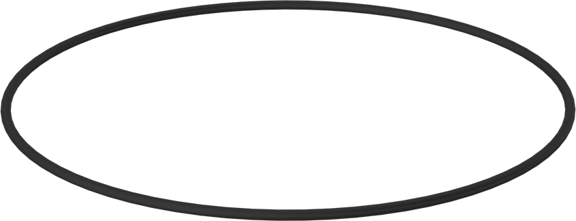 Suya ve Buhara Dayanıklı Parker E0603 EPDM O-Ring, 3/16 Kesirli Genişlik, Dash Numarası 380