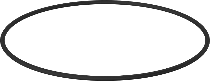 Suya ve Buhara Dayanıklı Parker E0603 EPDM O-Ring, 1/4 Kesirli Genişlik, Dash Numarası 454