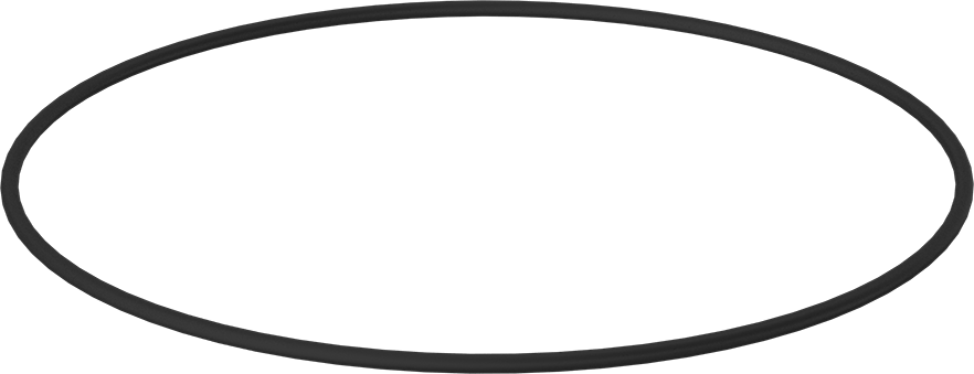 Suya ve Buhara Dayanıklı Parker E0603 EPDM O-Ring, 1/4 Kesirli Genişlik, Dash Numarası 458