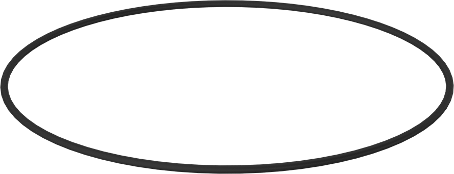 Suya ve Buhara Dayanıklı Parker E0603 EPDM O-Ring, 1/4 Kesirli Genişlik, Dash Numarası 461