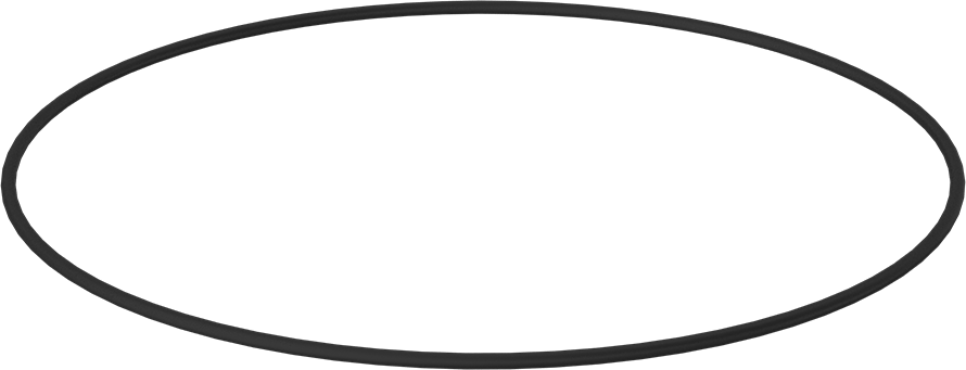Suya ve Buhara Dayanıklı Parker E0603 EPDM O-Ring, 1/4 Kesirli Genişlik, Dash Numarası 464