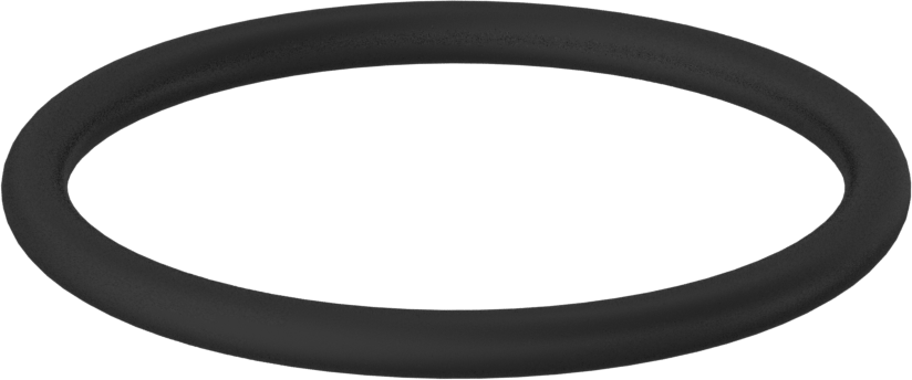 Suya ve Buhara Dayanıklı Parker E0603 EPDM O-Ring, 3/16 Kesirli Genişlik, Dash Numarası 333