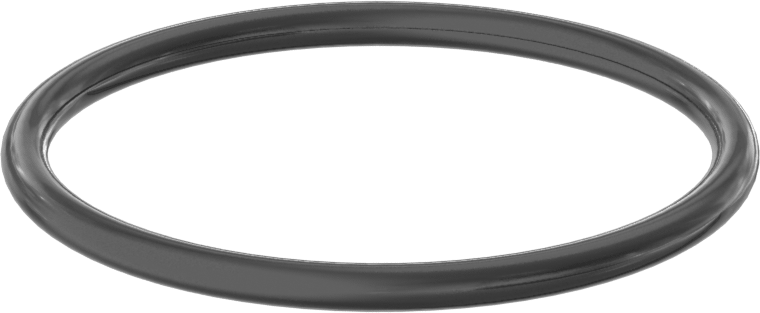Yağa ve Aşınmaya Dayanıklı Poliüretan O-Ring, 1/8 Kesirli Genişlik, Dash Numarası 226