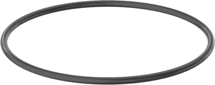 Yağa ve Aşınmaya Dayanıklı Poliüretan O-Ring, 1/8 Kesirli Genişlik, Dash Numarası 242