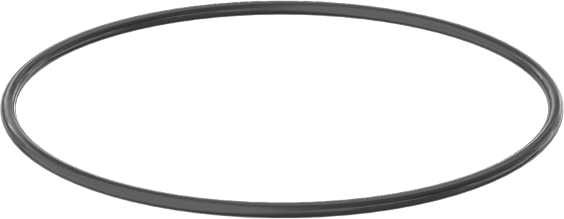 Yağa ve Aşınmaya Dayanıklı Poliüretan O-Ring, 1/8 Kesirli Genişlik, Dash Numarası 250