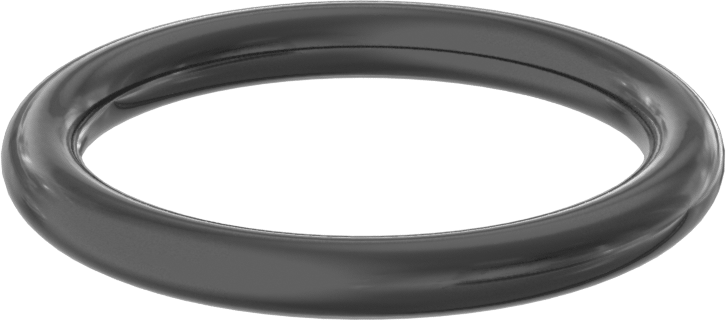 Yağa ve Aşınmaya Dayanıklı Poliüretan O-Ring, 3/16 Kesirli Genişlik, Dash Numarası 325