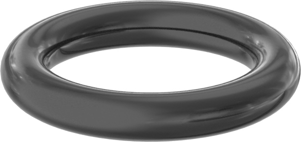 Yağa ve Aşınmaya Dayanıklı Poliüretan O-Ring, 1/16 Kesirli Genişlik, Dash Numarası 011