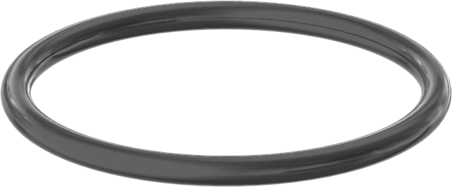 Yağa ve Aşınmaya Dayanıklı Poliüretan O-Ring, 1/16 Kesirli Genişlik, Dash Numarası 021