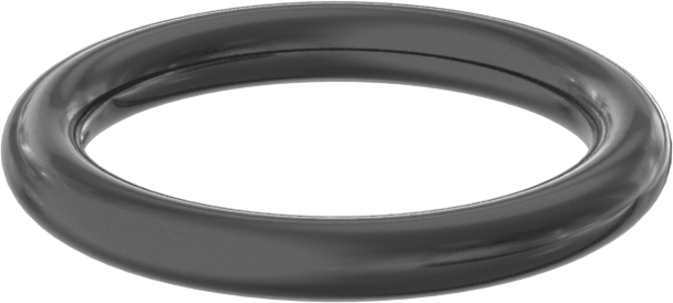 Yağa ve Aşınmaya Dayanıklı Poliüretan O-Ring, 1/16 Kesirli Genişlik, Dash Numarası 013