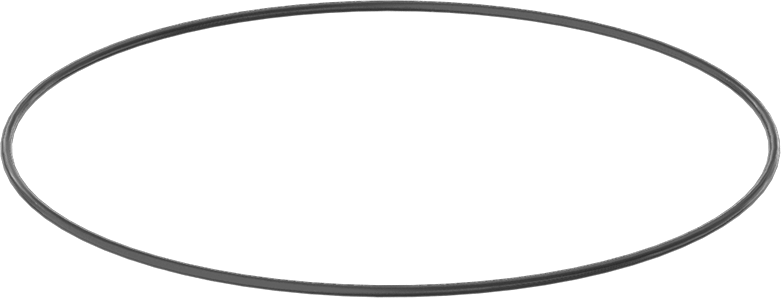 Yağa ve Aşınmaya Dayanıklı Poliüretan O-Ring, 1/16 Kesirli Genişlik, Dash Numarası 048