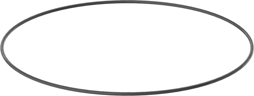 Yağa ve Aşınmaya Dayanıklı Poliüretan O-Ring, 1/16 Kesirli Genişlik, Dash Numarası 050