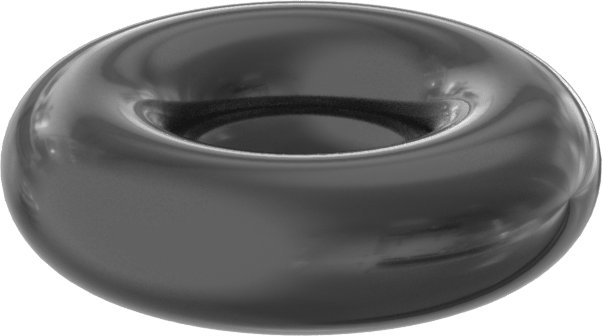 Yağa ve Aşınmaya Dayanıklı Poliüretan O-Ring, 3/32 Kesirli Genişlik, Dash Numarası 105