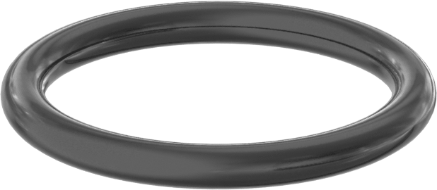 Yağa ve Aşınmaya Dayanıklı Poliüretan O-Ring, 1/16 Kesirli Genişlik, Dash Numarası 015