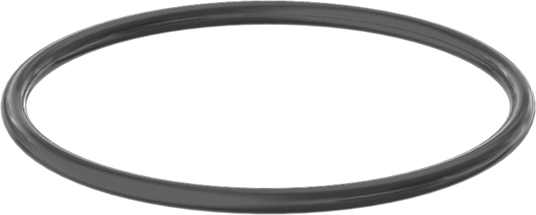 Yağa ve Aşınmaya Dayanıklı Poliüretan O-Ring, 3/32 Kesirli Genişlik, Dash Numarası 136