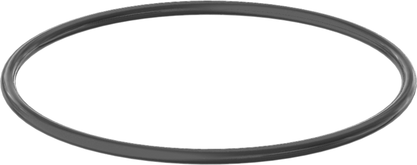 Yağa ve Aşınmaya Dayanıklı Poliüretan O-Ring, 3/32 Kesirli Genişlik, Dash Numarası 147