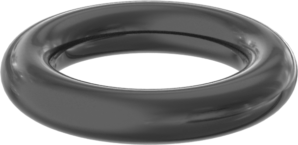 Yağa ve Aşınmaya Dayanıklı Poliüretan O-Ring, 3/32 Kesirli Genişlik, Dash Numarası 110