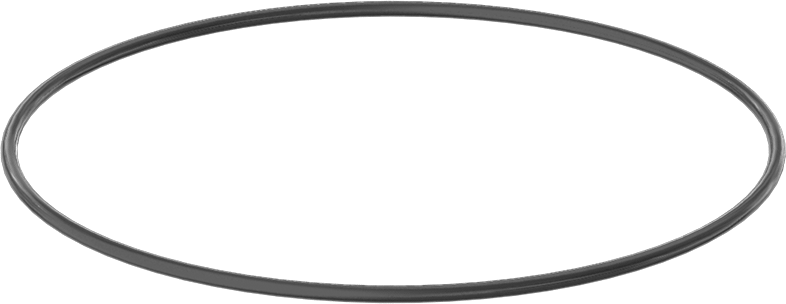 Yağa ve Aşınmaya Dayanıklı Poliüretan O-Ring, 3/32 Kesirli Genişlik, Dash Numarası 158