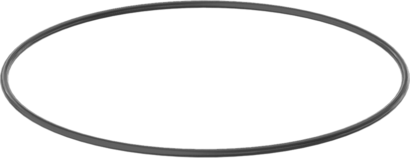 Yağa ve Aşınmaya Dayanıklı Poliüretan O-Ring, 3/32 Kesirli Genişlik, Dash Numarası 160