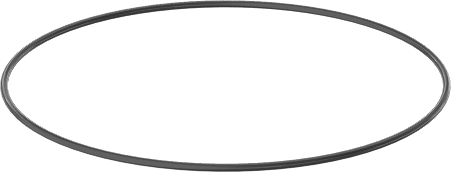 Yağa ve Aşınmaya Dayanıklı Poliüretan O-Ring, 3/32 Kesirli Genişlik, Dash Numarası 163