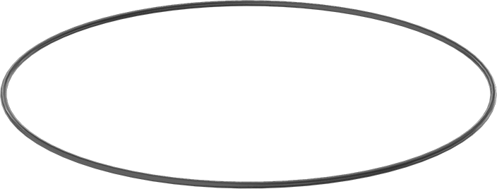 Yağa ve Aşınmaya Dayanıklı Poliüretan O-Ring, 3/32 Kesirli Genişlik, Dash Numarası 171