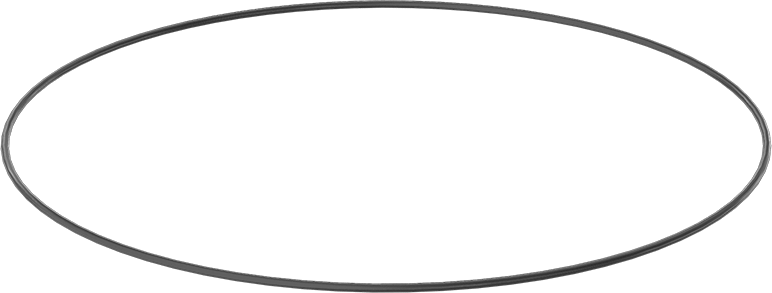 Yağa ve Aşınmaya Dayanıklı Poliüretan O-Ring, 3/32 Kesirli Genişlik, Dash Numarası 177