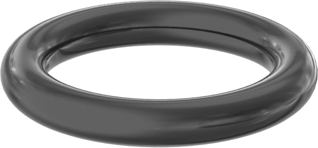 Yağa ve Aşınmaya Dayanıklı Poliüretan O-Ring, 1/8 Kesirli Genişlik, Dash Numarası 209