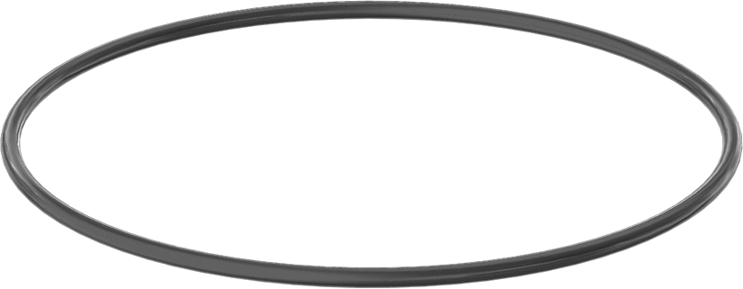 Yağa ve Aşınmaya Dayanıklı Poliüretan O-Ring, 1/8 Kesirli Genişlik, Dash Numarası 251