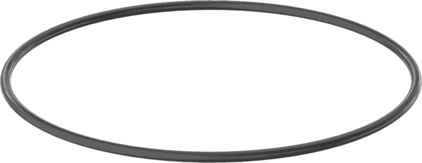 Yağa ve Aşınmaya Dayanıklı Poliüretan O-Ring, 1/8 Kesirli Genişlik, Dash Numarası 253