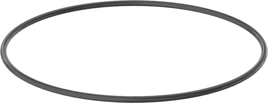 Yağa ve Aşınmaya Dayanıklı Poliüretan O-Ring, 1/8 Kesirli Genişlik, Dash Numarası 256