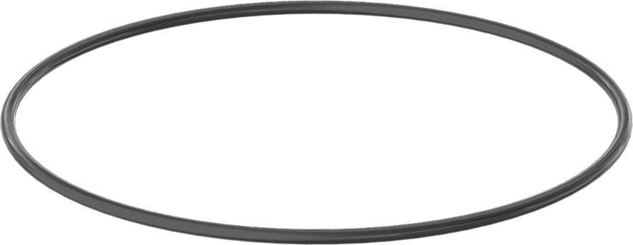 Yağa ve Aşınmaya Dayanıklı Poliüretan O-Ring, 1/8 Kesirli Genişlik, Dash Numarası 257