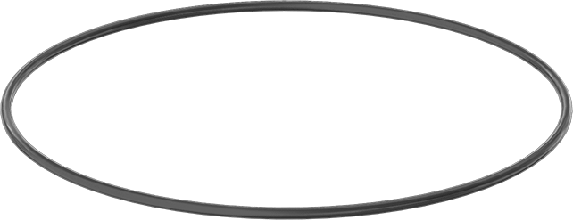 Yağa ve Aşınmaya Dayanıklı Poliüretan O-Ring, 1/8 Kesirli Genişlik, Dash Numarası 261