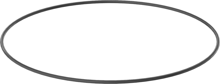 Yağa ve Aşınmaya Dayanıklı Poliüretan O-Ring, 1/8 Kesirli Genişlik, Dash Numarası 271