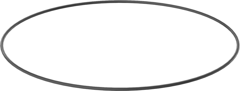 Yağa ve Aşınmaya Dayanıklı Poliüretan O-Ring, 1/8 Kesirli Genişlik, Dash Numarası 276