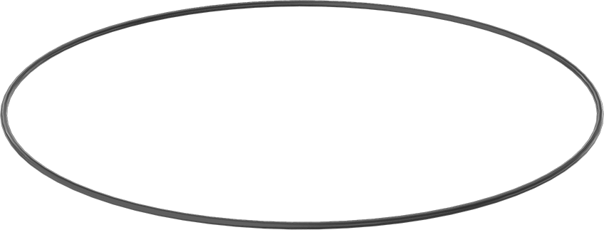Yağa ve Aşınmaya Dayanıklı Poliüretan O-Ring, 1/8 Kesirli Genişlik, Dash Numarası 278