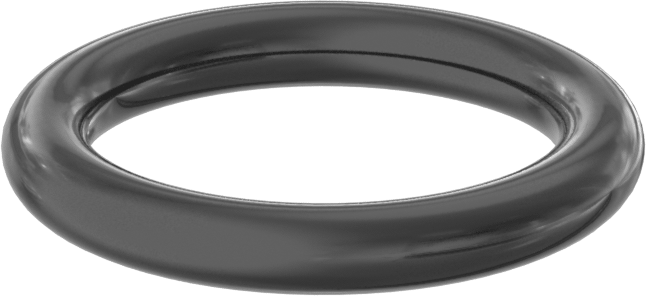 Yağa ve Aşınmaya Dayanıklı Poliüretan O-Ring, 1/8 Kesirli Genişlik, Dash Numarası 210