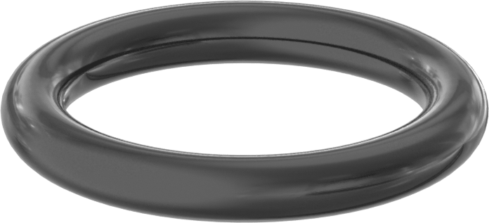 Yağa ve Aşınmaya Dayanıklı Poliüretan O-Ring, 3/16 Kesirli Genişlik, Dash Numarası 321